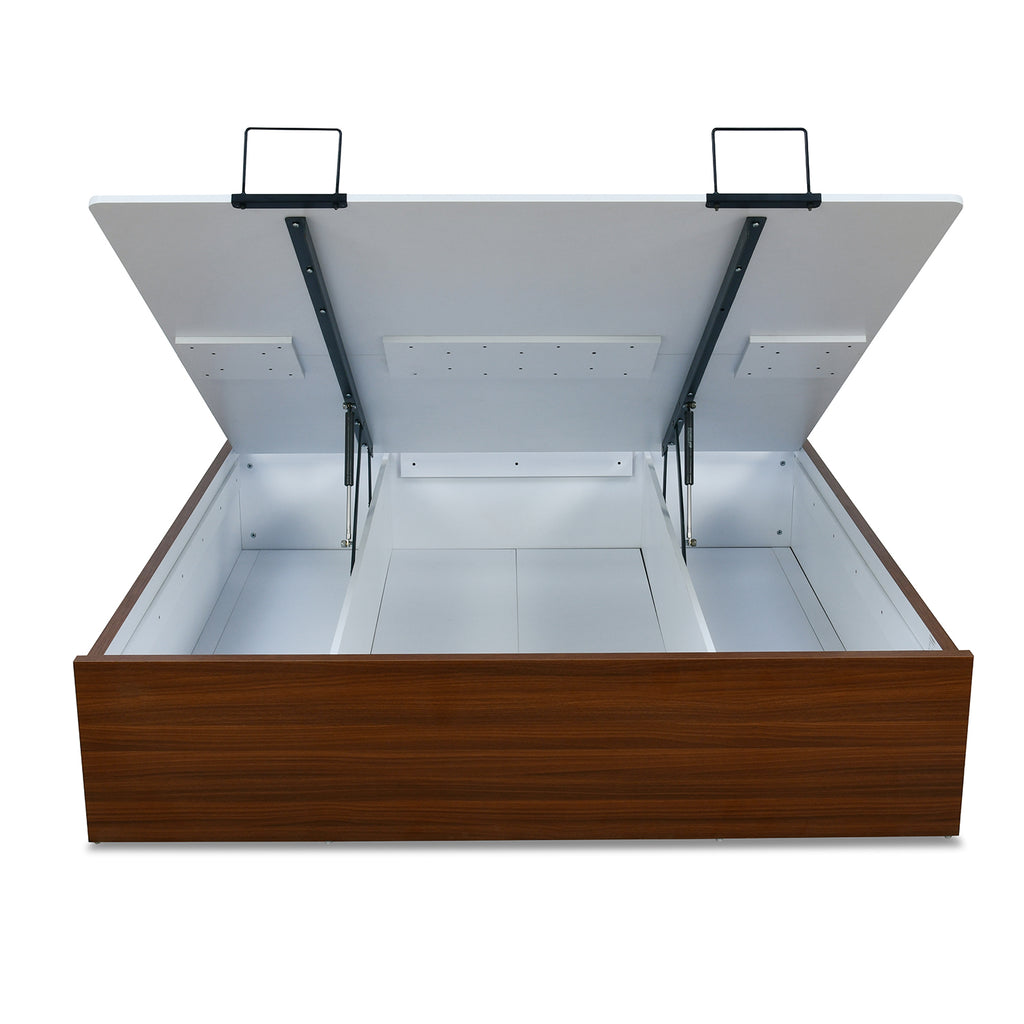 Asta Prime Bed with Semi Hydraulic Storage (Walnut)