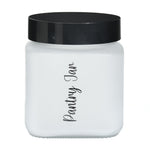 Minimalist Multipurpose 1000 ml Cannister Storage Container (White & Black)