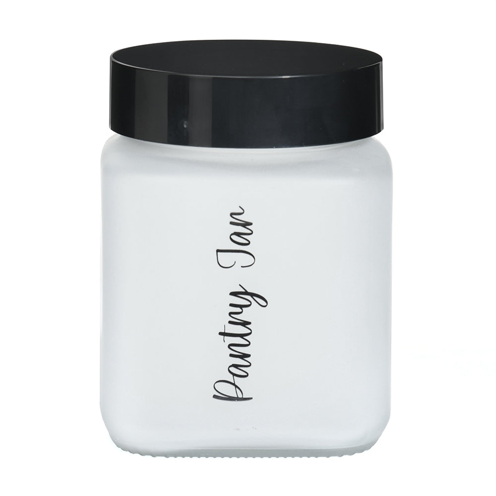 Minimalist Multipurpose 1500 ml Cannister Storage Container (White & Black)