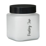 Minimalist Multipurpose 1000 ml Cannister Storage Container (White & Black)