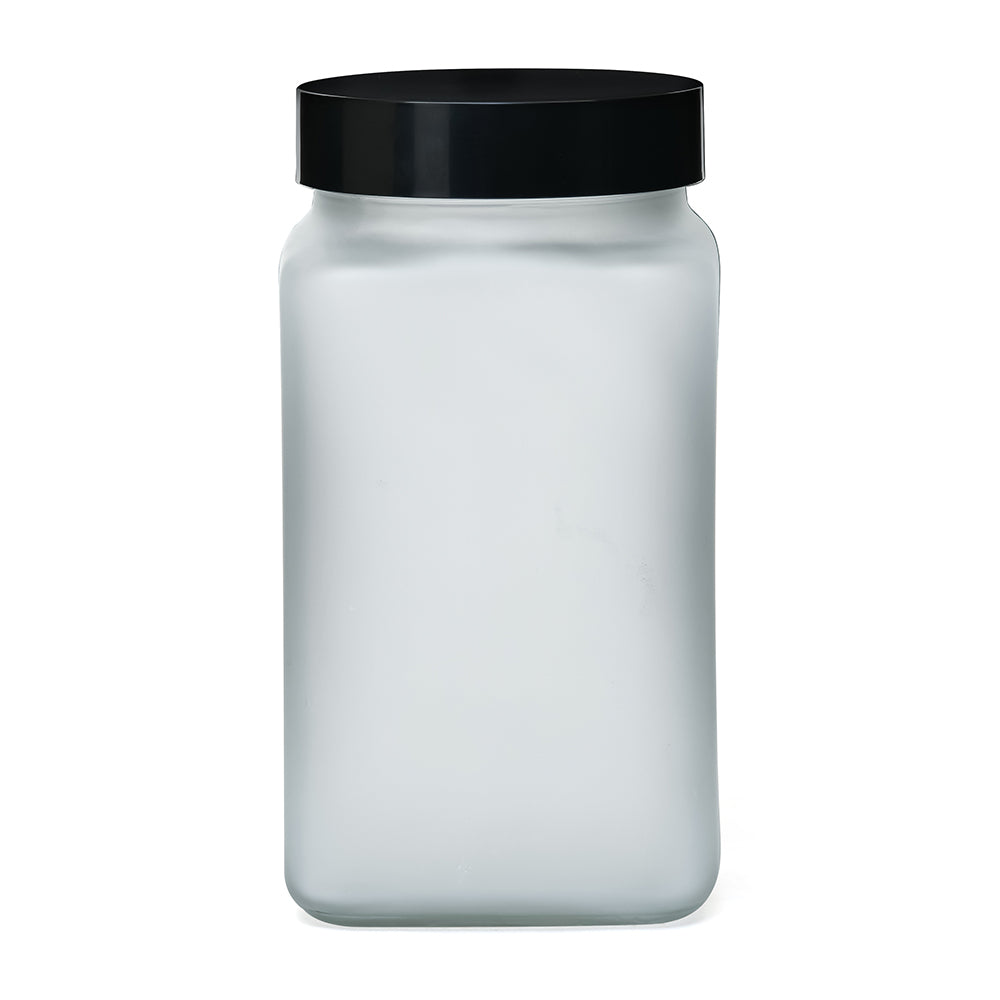 Minimalist Multipurpose 2000 ml Cannister Storage Container (White & Black)