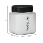 Minimalist Multipurpose 1000 ml Cannister Storage Container (White & Black)