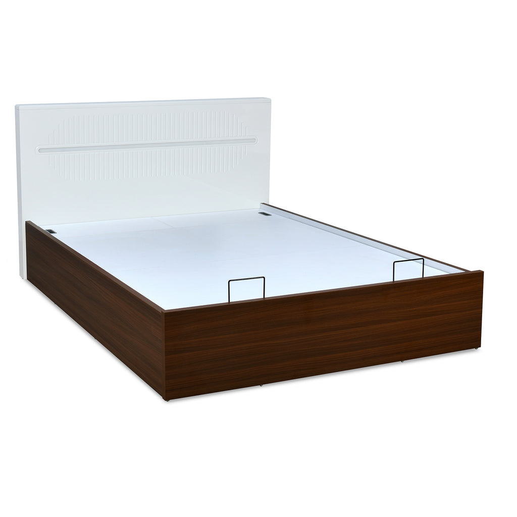 Capsule Prime Bed with Semi Hydraulic Storage (Walnut)