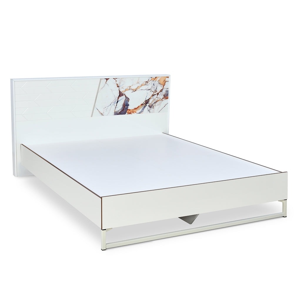 Galaxy Meta Bed Without Storage (White)