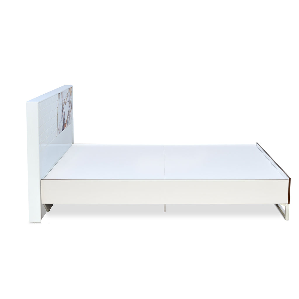 Galaxy Meta Bed Without Storage (White)