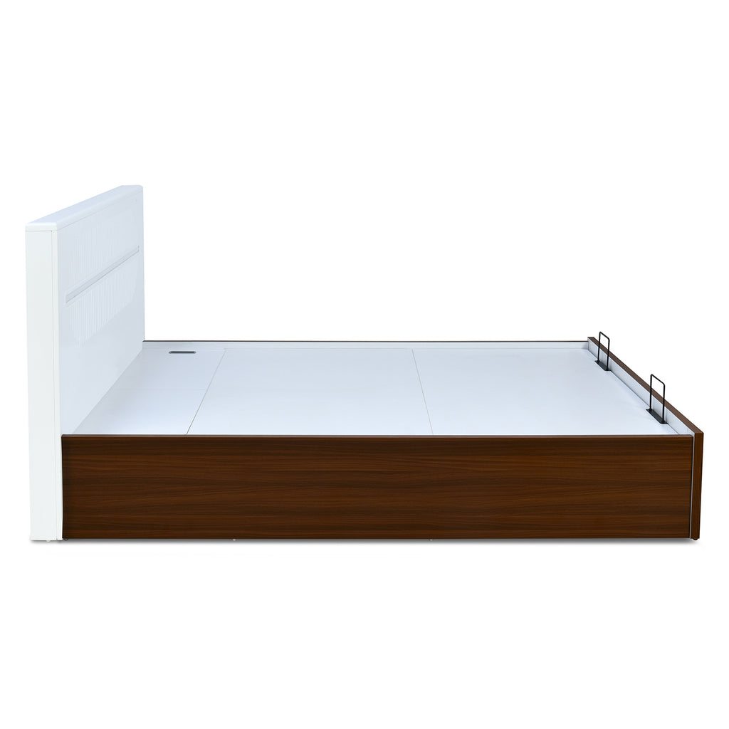 Capsule Prime Bed with Semi Hydraulic Storage (Walnut)