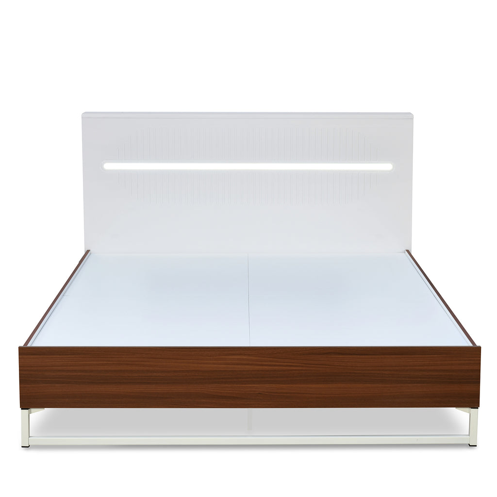 Capsule Meta Bed (Walnut)