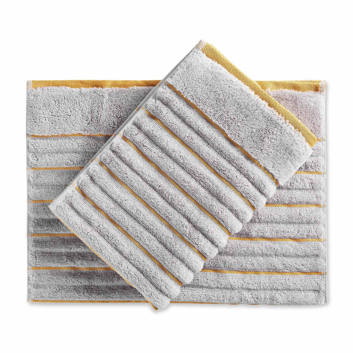 Spaces Exotica 100% Cotton 575 GSM Solid Set of 2 Hand Towel -16 x 24 Inches, Multicolor