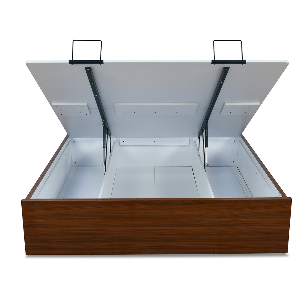 Capsule Prime Bed with Semi Hydraulic Storage (Walnut)