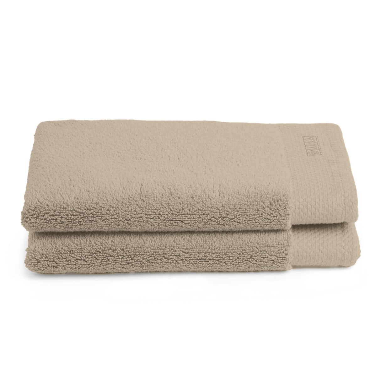 Spaces Eminence 100% Cotton 670 GSM Solid Set of 2 Hand Towel -16 x 24 Inches, Brown