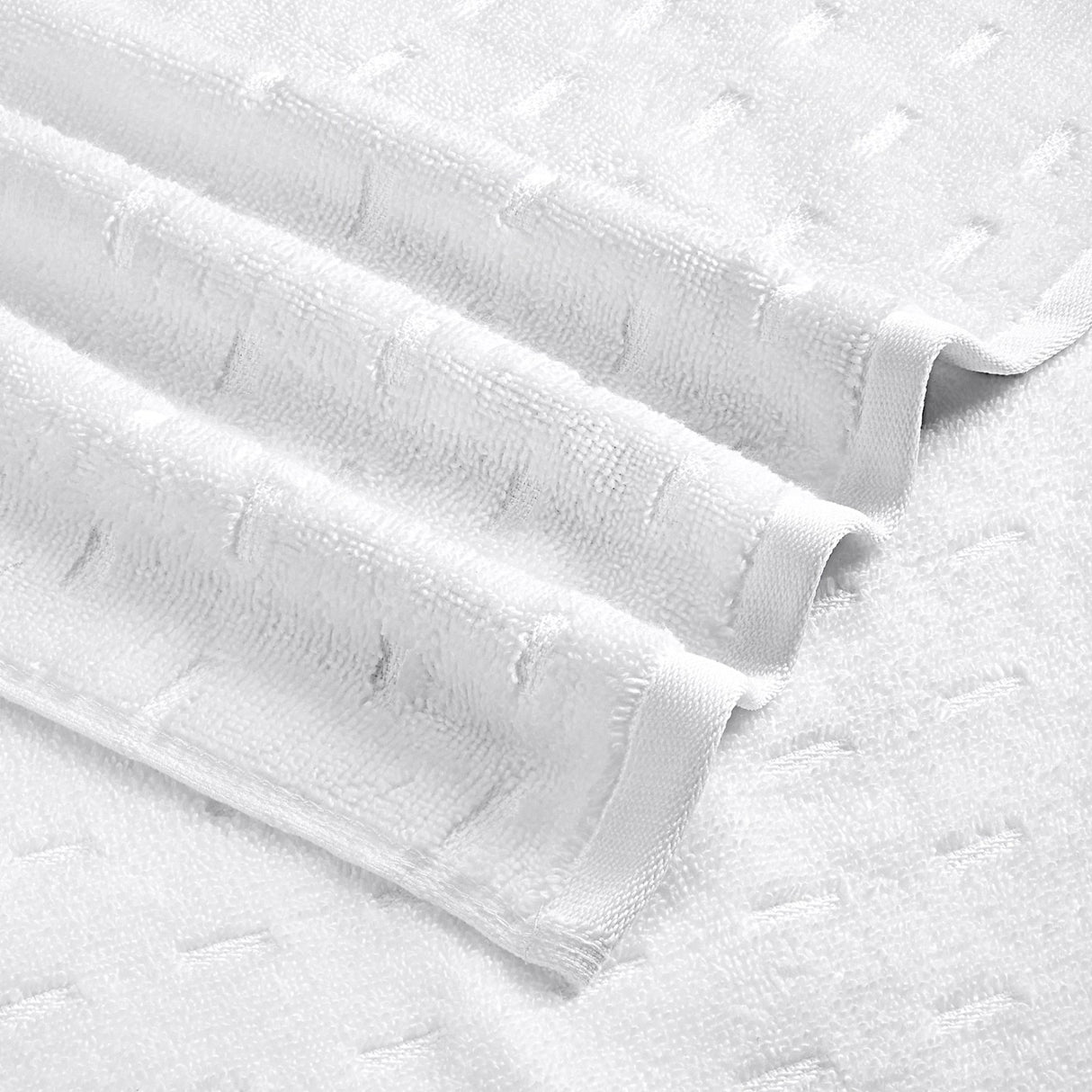 Spaces Airsoft 100% Cotton 450 GSM Solid Set of 2 Hand Towel -16 x 24 Inches, White