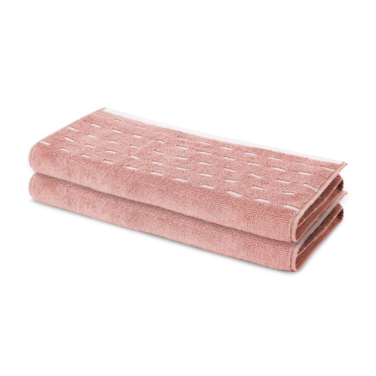 Spaces Airsoft 100% Cotton 450 GSM Solid Set of 2 Hand Towel -16 x 24 Inches, Red