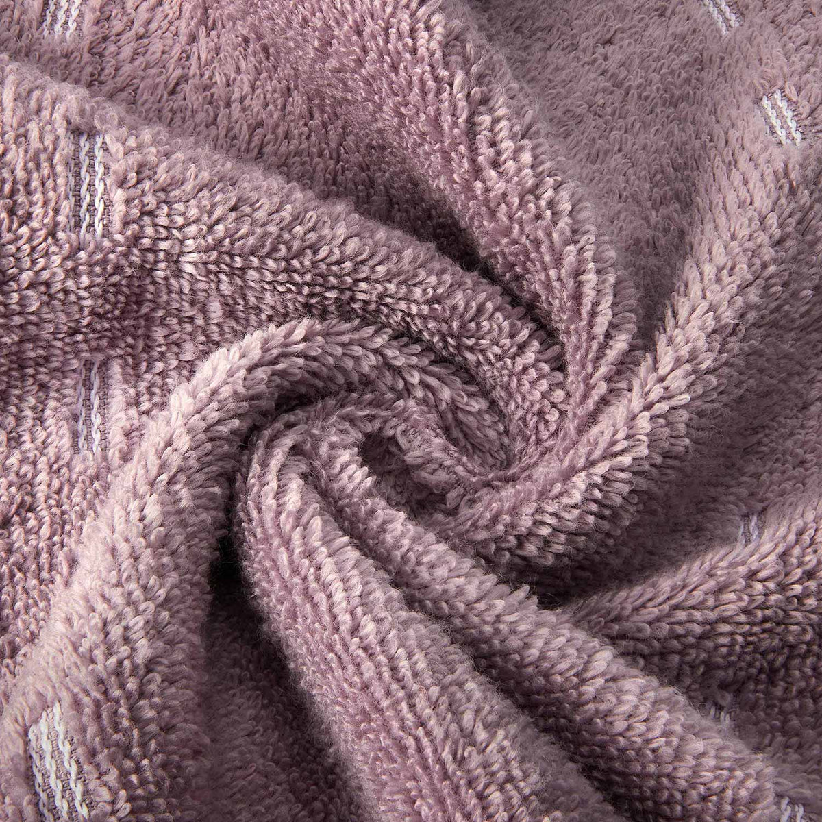 Spaces Airsoft 100% Cotton 450 GSM Solid Set of 4 Face Towel - 11 x 11 Inches, Light Violet
