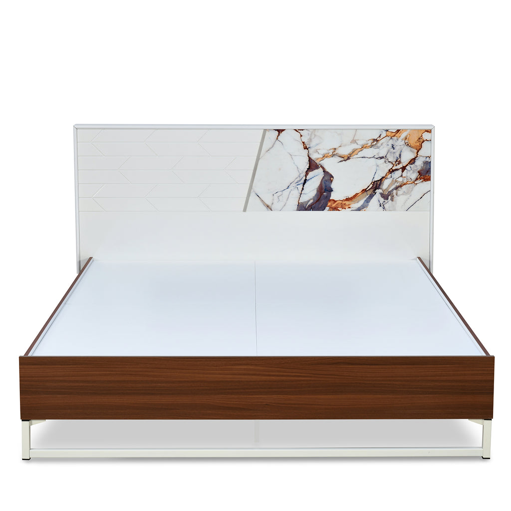 Galaxy Meta Bed Without Storage (Walnut)