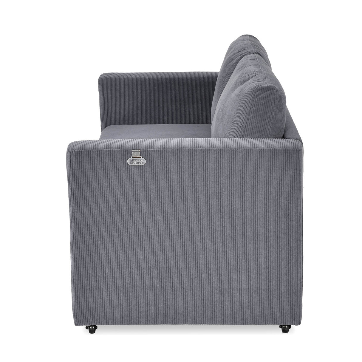 Flip 2 Seater Sofa Cum Bed- Grey