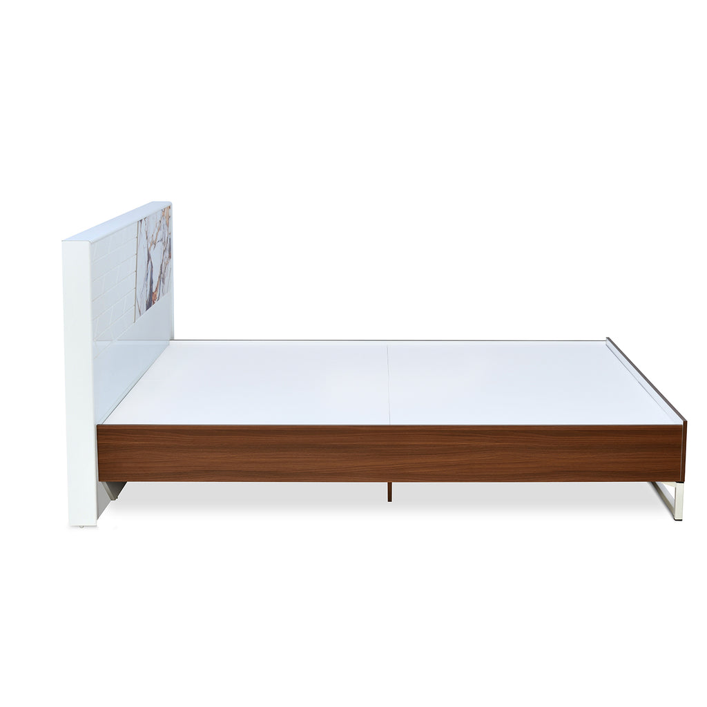 Galaxy Meta Bed Without Storage (Walnut)