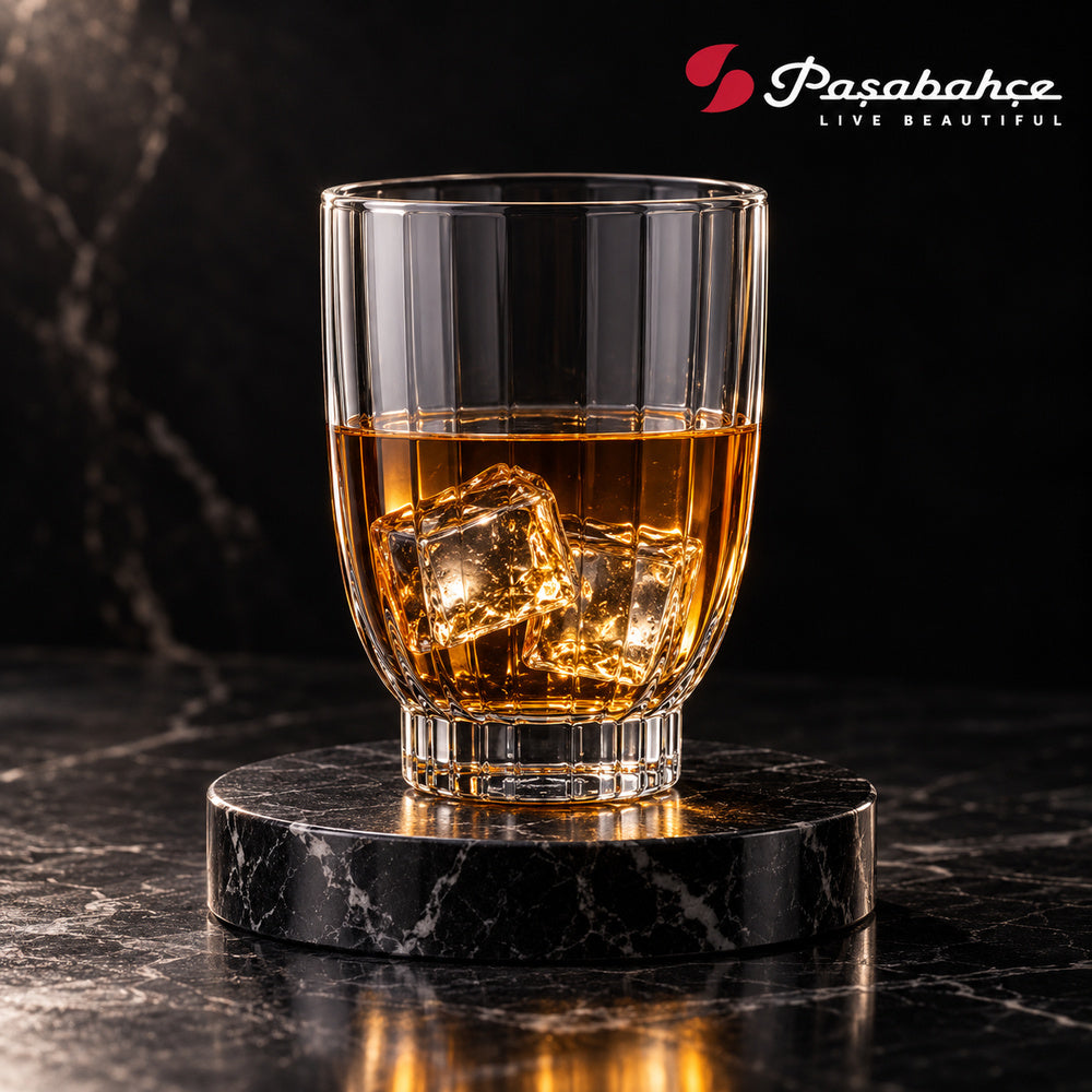 Pasabahce Amore Juice Tumbler Glass Set of 6 - 320 ml, Transparent