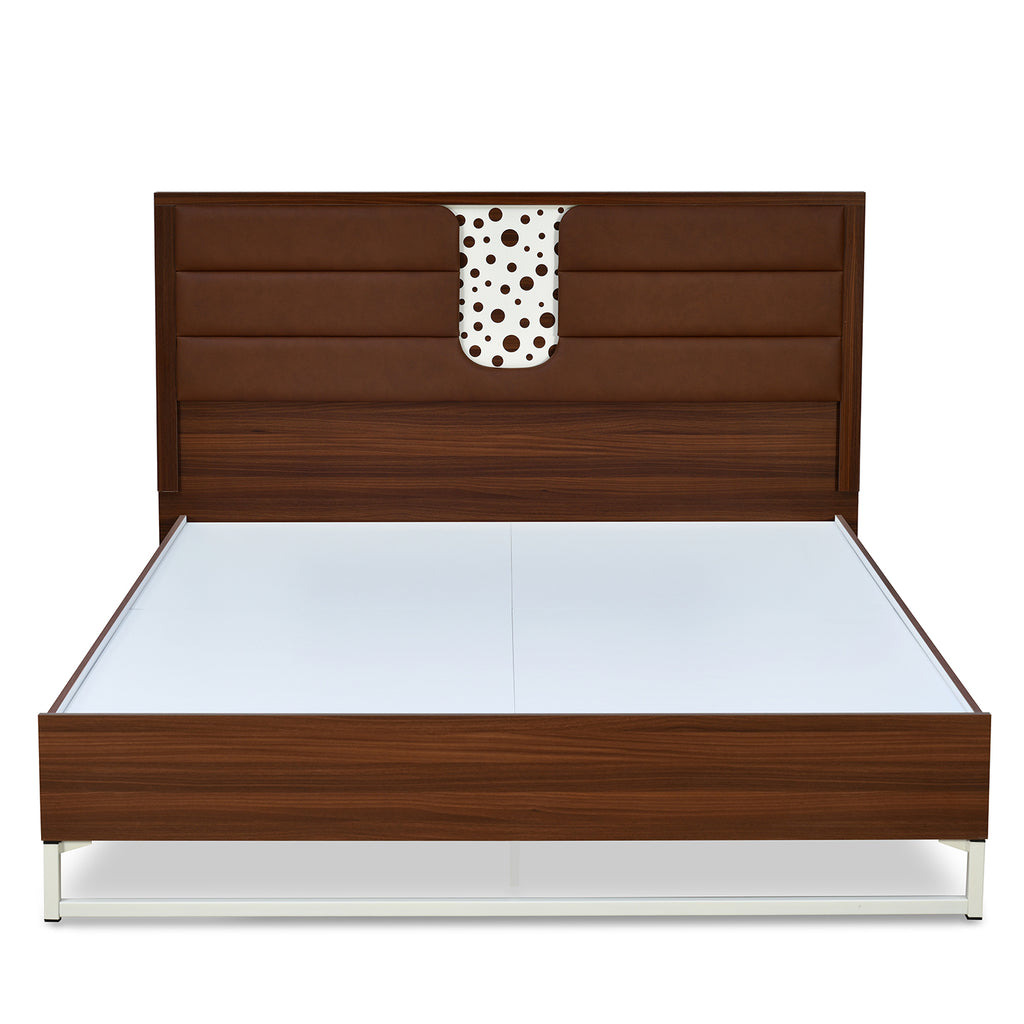 Noir Meta Bed (Walnut)