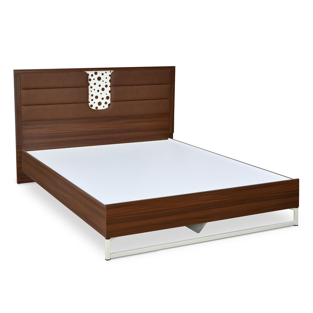 Noir Meta Bed (Walnut)