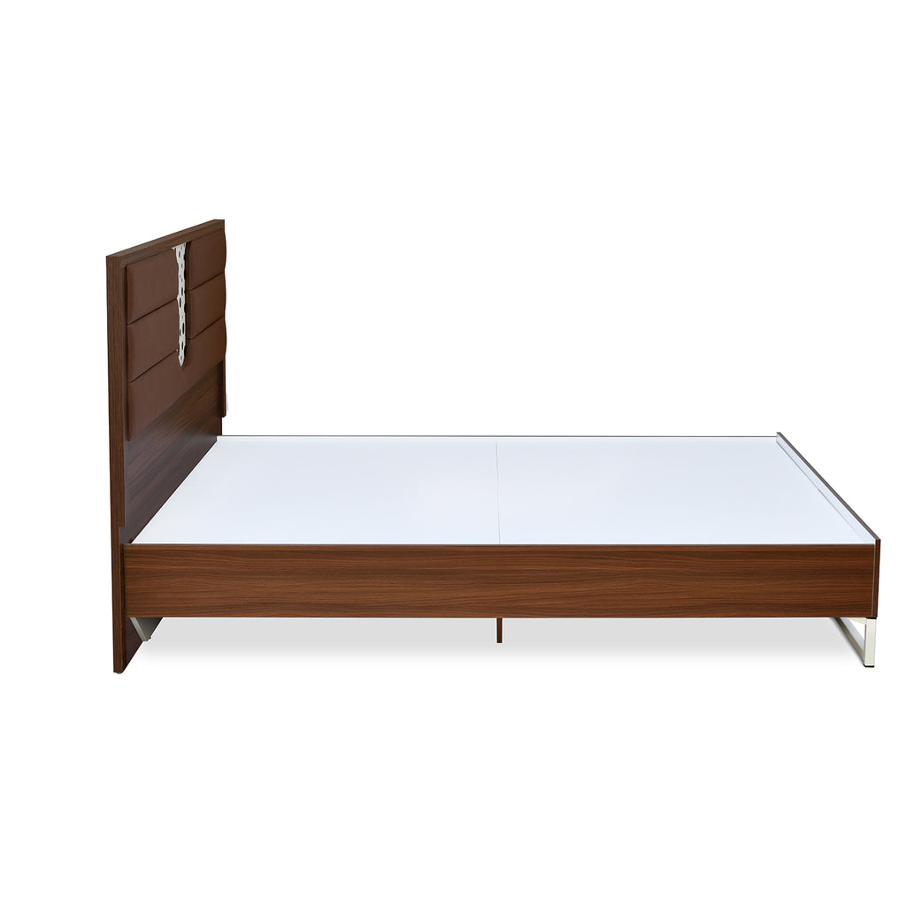 Noir Meta Bed (Walnut)