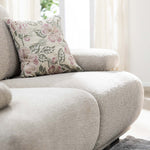 Fritzi 2 Seater Fabric Sofa (Beige)