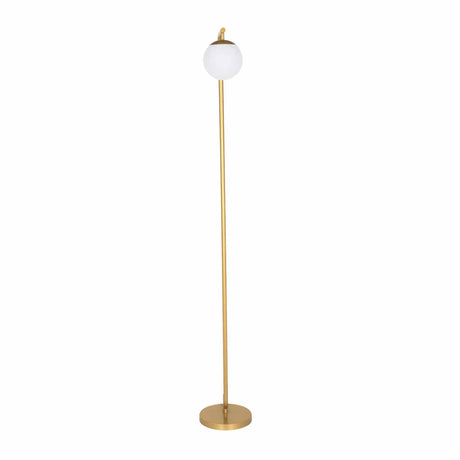 One Bulb Modern Floor Lamp (Gold)