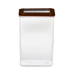 Multipurpose Rectangular 2500 ml Cannister Storage Container (Brown)