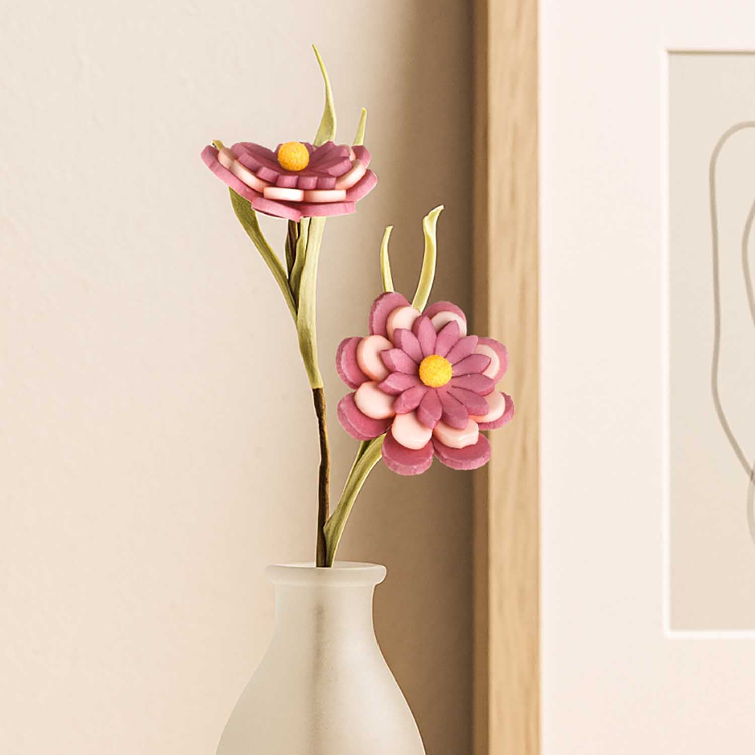 Artificial Flower Bunch- Pink