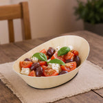Boat Shaped Serving Platter Small- Cream