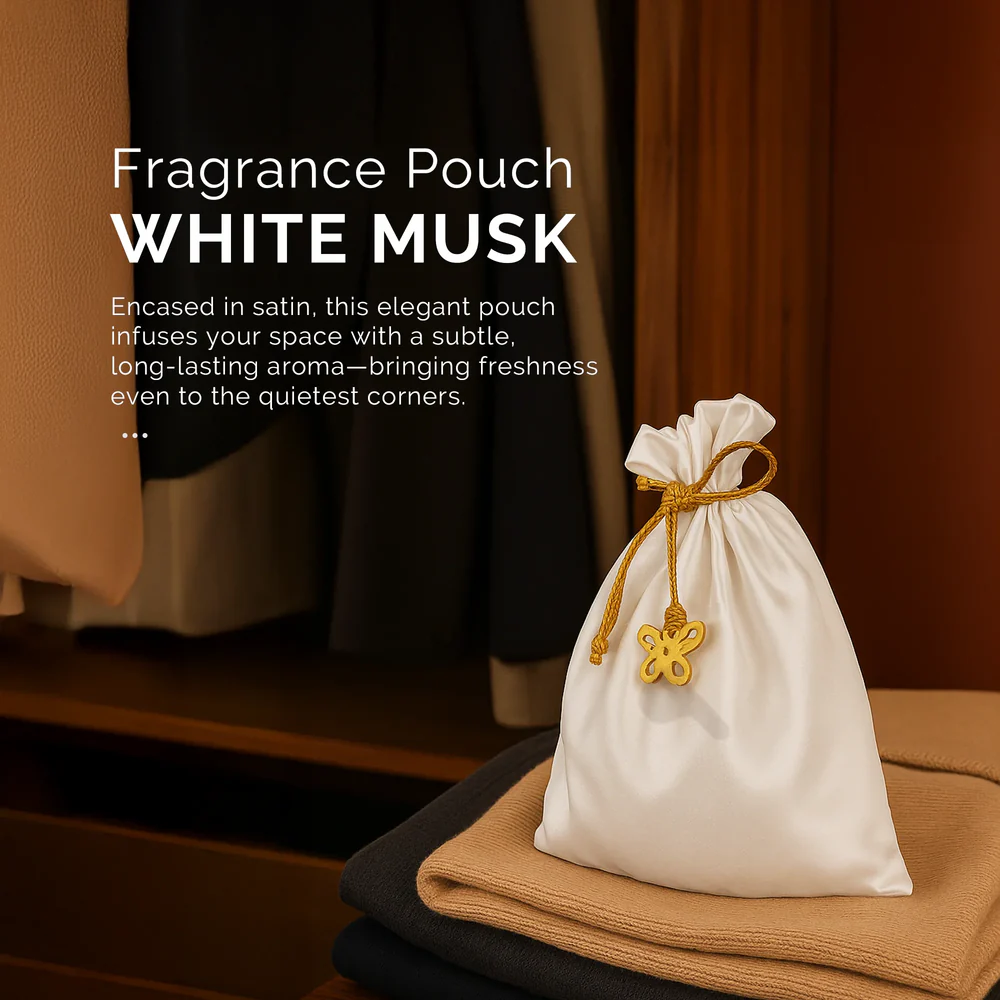 Iris Celeste White Musk Fragrance Pouch