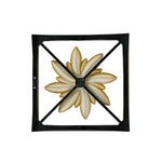 Floral Plaque Frame Wall Decor (Gold)