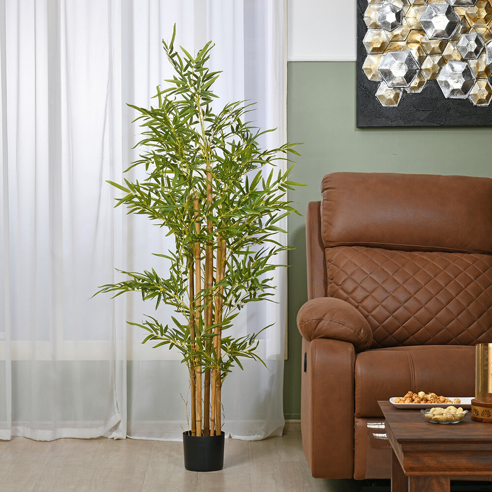 Nilkamal Tropicana Artificial Bamboo Tree Green