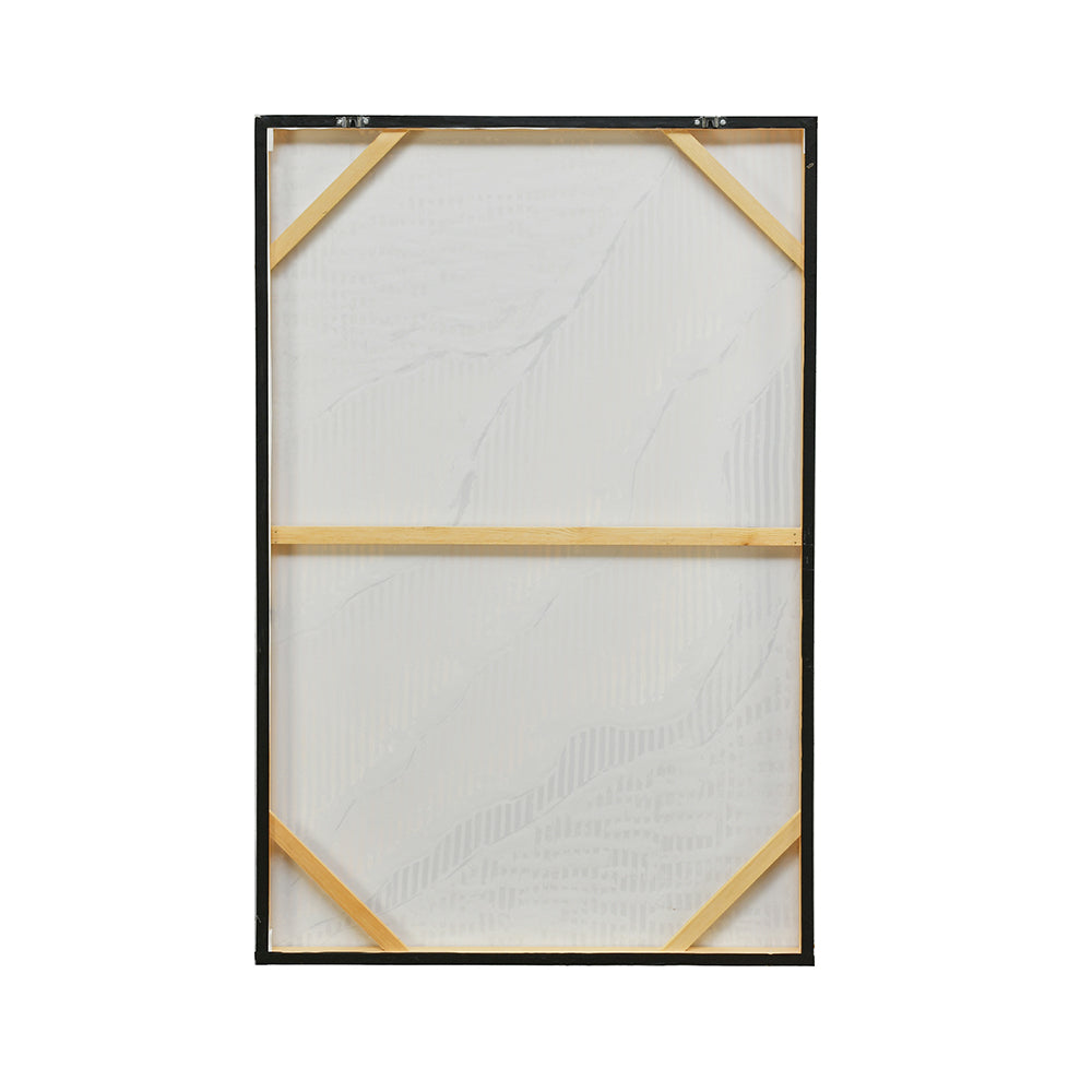 Sandy Waves Canvas Wall Painting- Beige & Brown