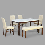 Roxbury 1+4+Bench Dining Kit (Oak)