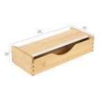 Bamboo Foil Organiser (Light Brown)