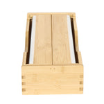 Bamboo Foil Organiser (Light Brown)