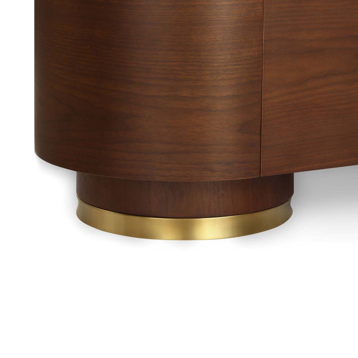 Empera Sintered Top TV Unit (Walnut & Beige) - CloseUp View