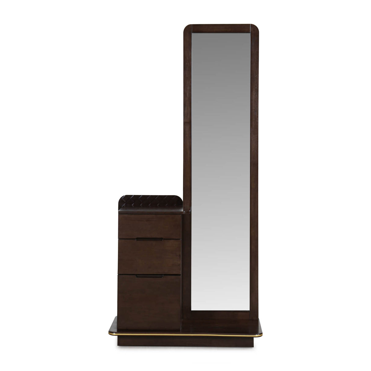Triton Dresser with Mirror (Cocoa Brown)