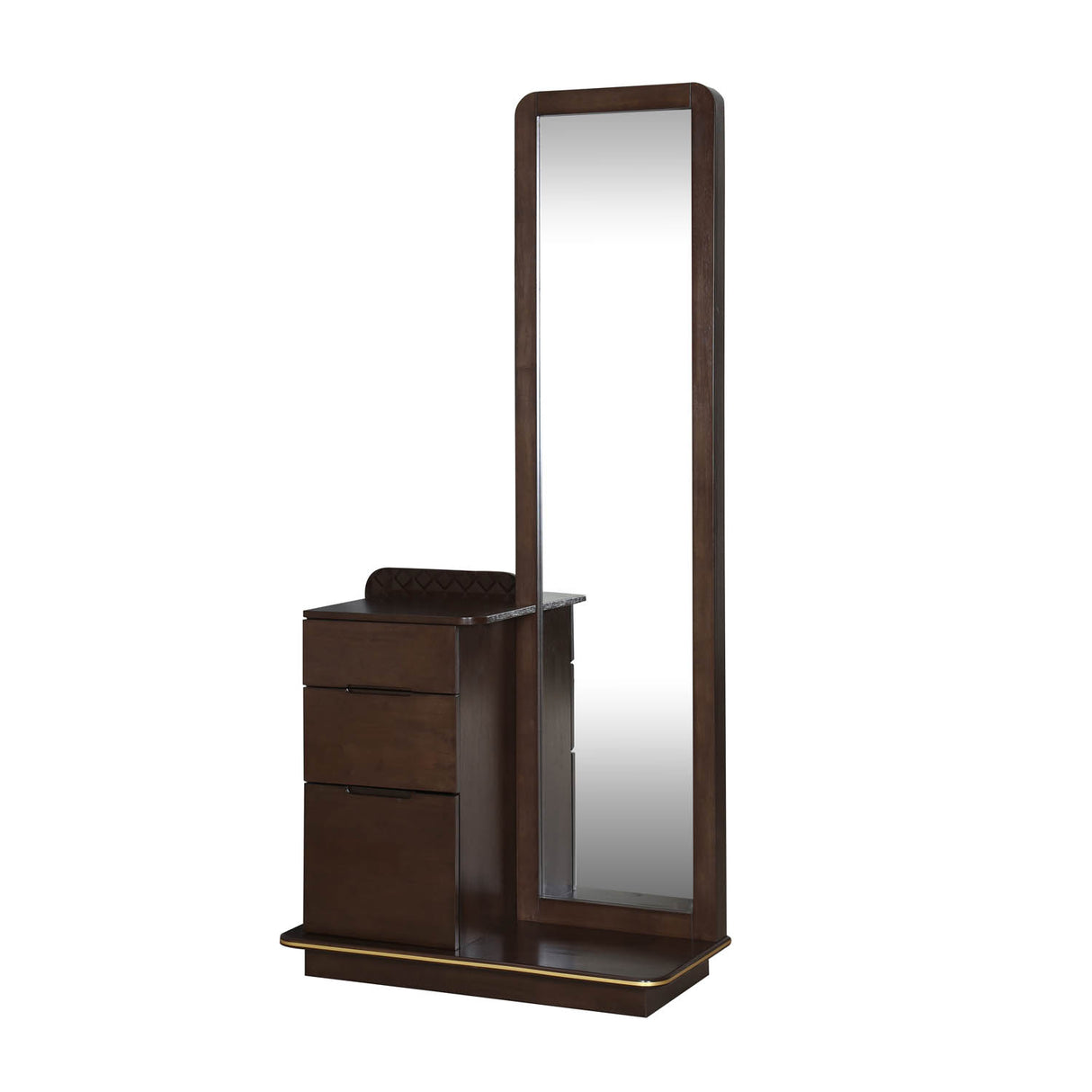 Triton Dresser with Mirror (Cocoa Brown)