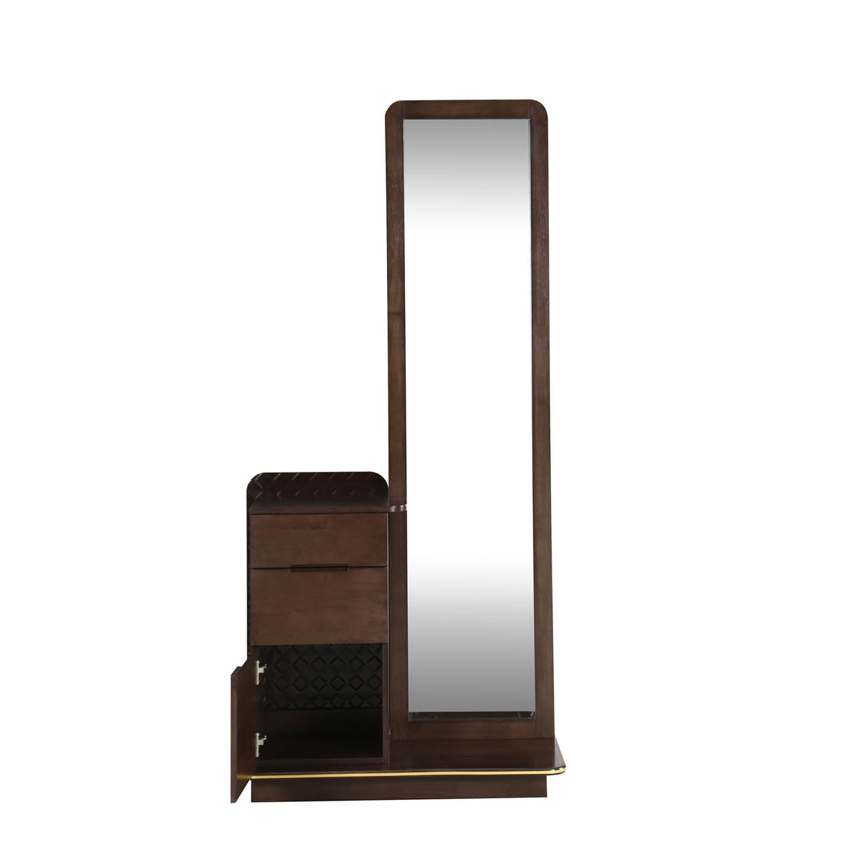 Triton Dresser with Mirror (Cocoa Brown)