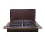 Triton Queen Bed with Hydraulic Storage (Cocoa Brown)