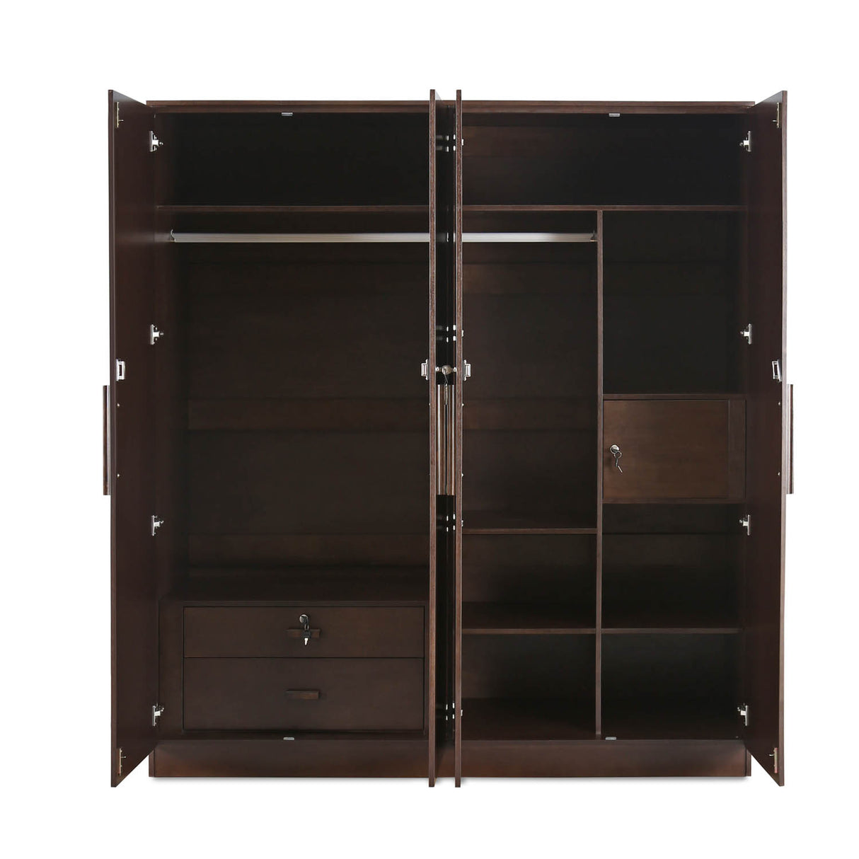 Triton 4 Door Wardrobe (Cocoa Brown)