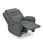 Divo 1 Seater Electric Sofa Recliner with USB Port- Slate Grey