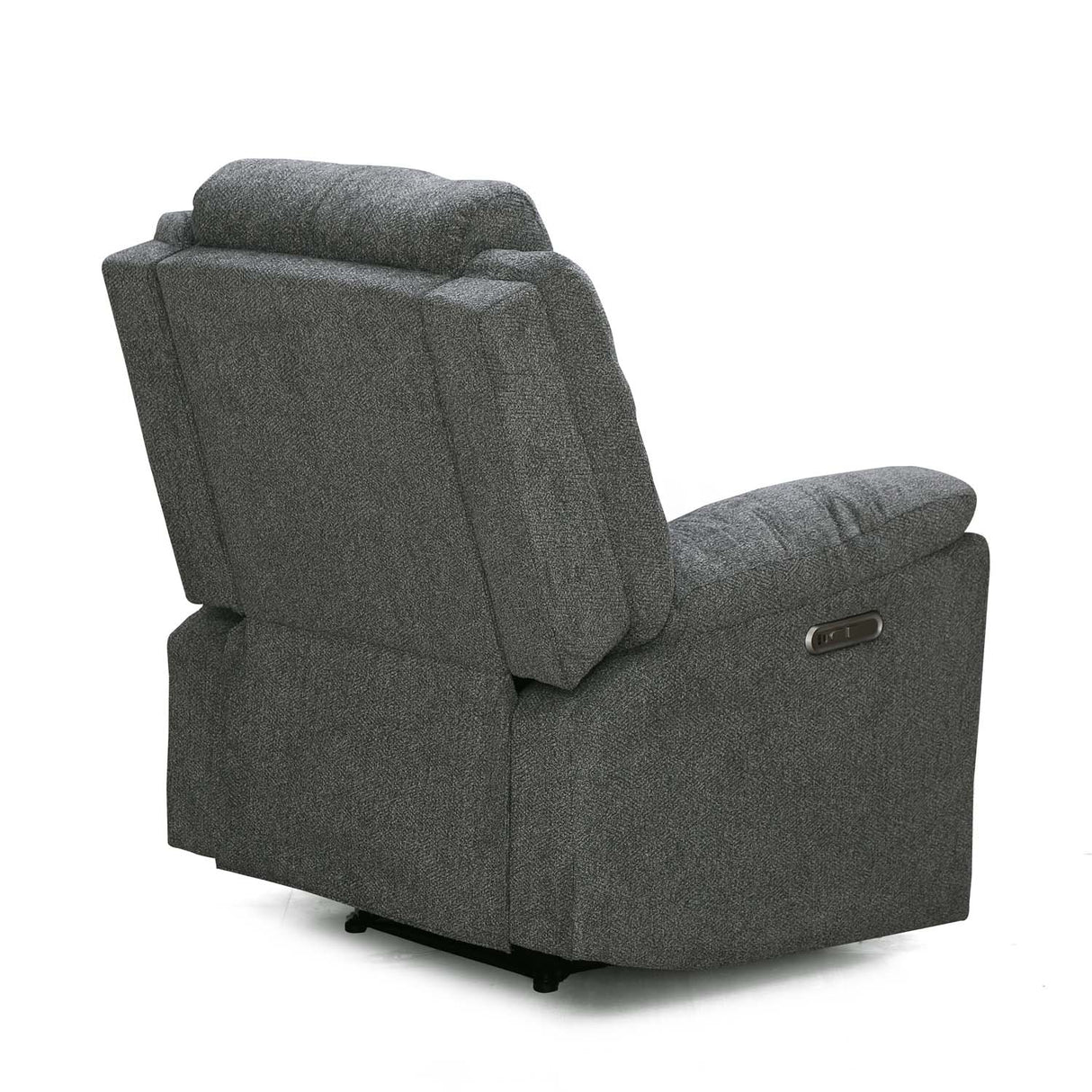 Divo 1 Seater Electric Recliner (Slate Grey) - Slight Back View