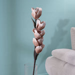 Artificial Tulip Flower Bunch (Beige)