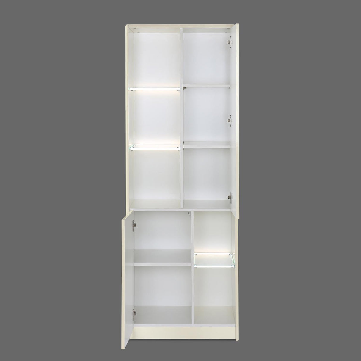 Nix Multipurpose Big Storage Cabinet (Ivory White)