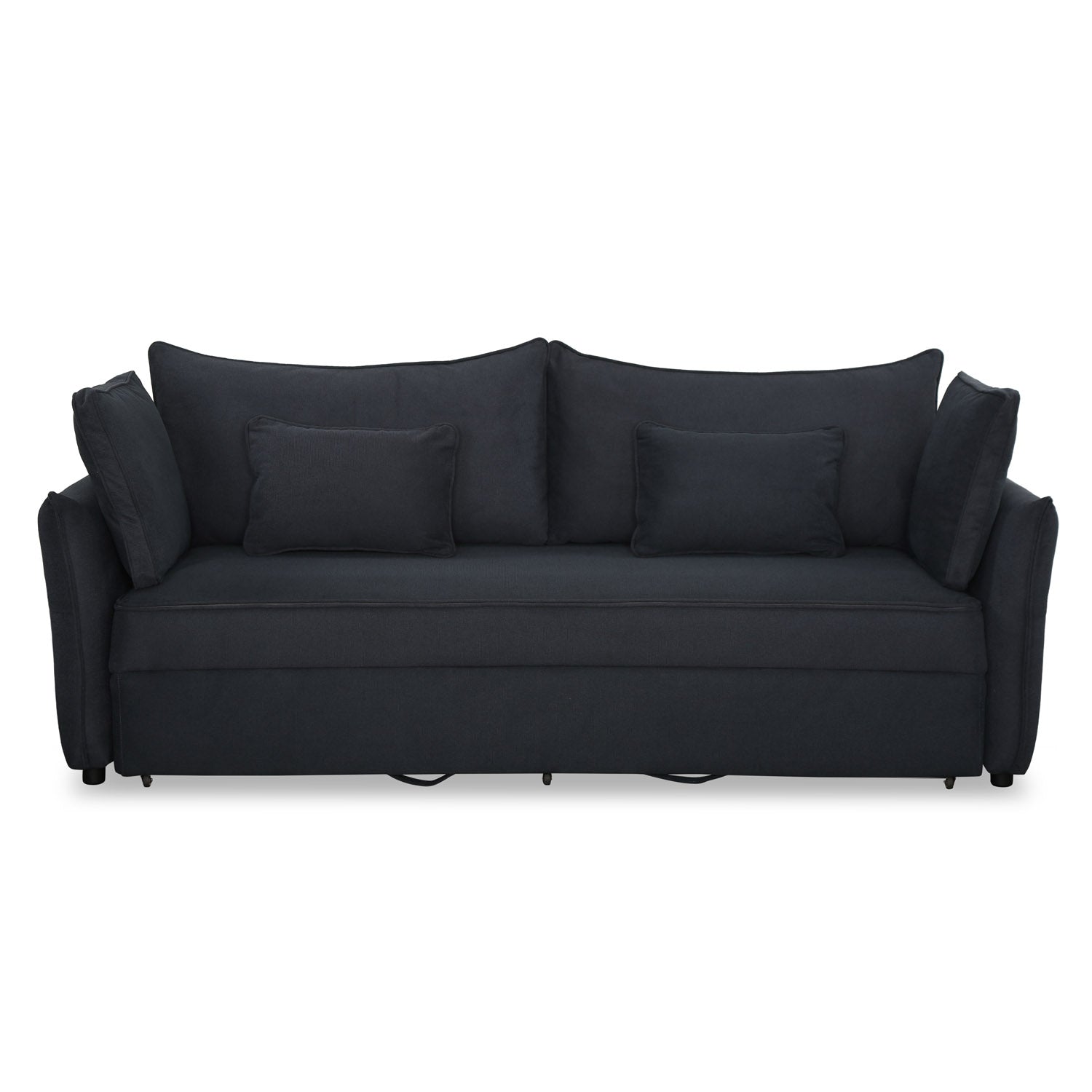 Aveo 3 Seater Sofa Cum Bed (Blue)