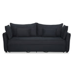 Aveo 3 Seater Sofa Cum Bed (Blue)