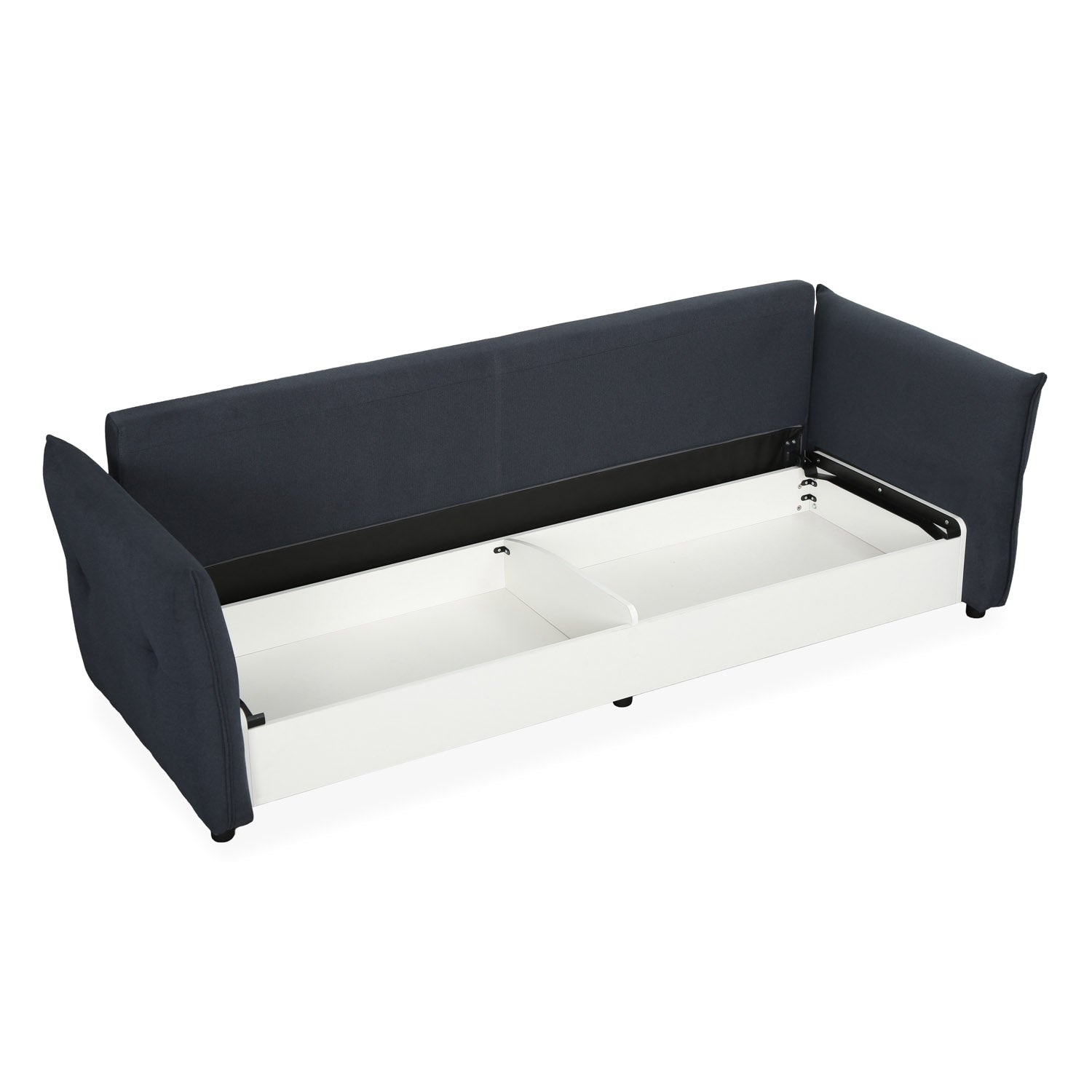 Aveo 3 Seater Sofa Cum Bed (Blue)