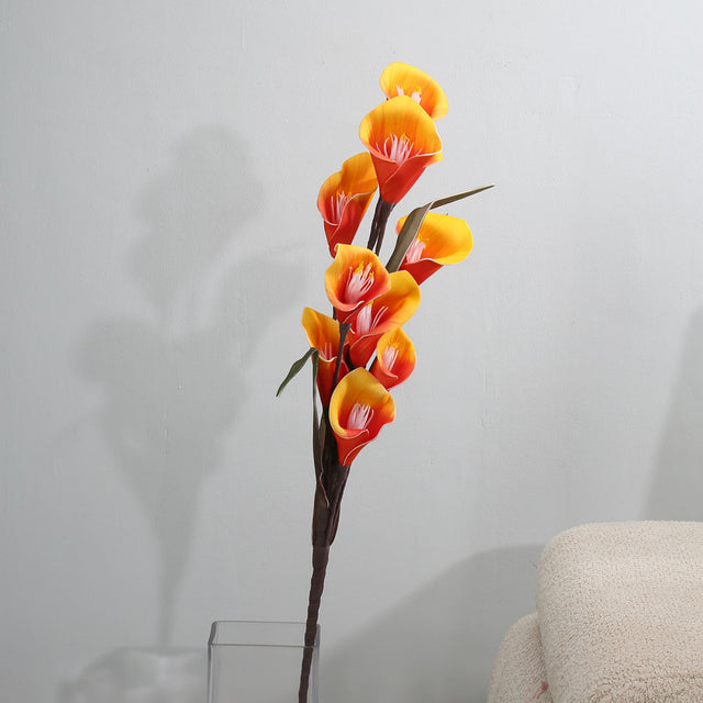 Nilkamal Artificial Tulip Flowers Bunch (Orange)